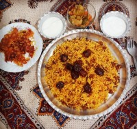 استانبولی پلو با گوشت چرخ کرده