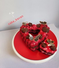 کیک سابله قلبی