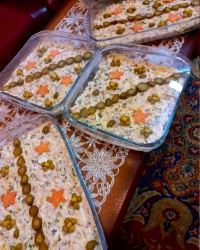 میز شام تولد خواهرم