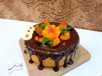 کیک اسفنجی (با سه قلم مواد) تولدت مبارک رفیق