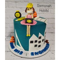 کیک تولد خانم مهندس
