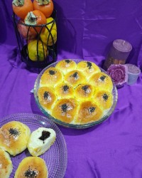 نان مغز دار شکلاتی..