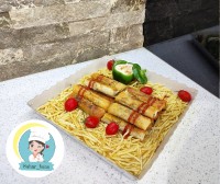 بورک گوشت و قارچ