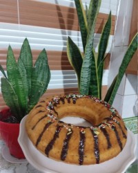 کیک سیب وگردو