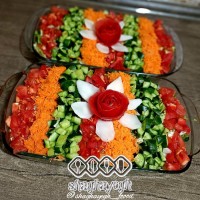 دیزاین سالاد فصل ساده منزل داداشم برای مهمونامون