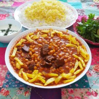 خورشت قیمه سلام به دوستان گلم