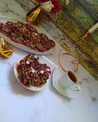 رینگ پسته و شکلات ورق بزن عزیزم