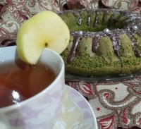 کیک اسفناج چای دارچین