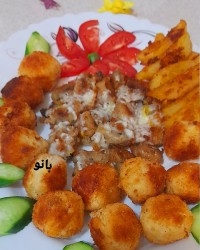 توپک مرغ پنیری،بانوپز