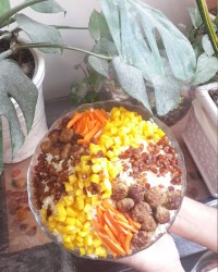 هویج پلو با گوشت قلقلی ورق بزن مهربونم