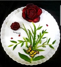 گل رز تقدیم ب شما گلهای پاییونی