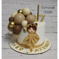 کیک دختر بادکنکی ?