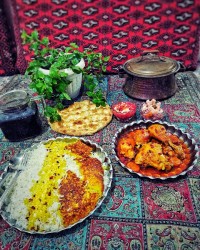 زرشک پلو بامرغ
