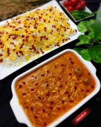 خورش خلال بادام کرمانشاهی