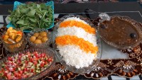برنج وخورشت سبزی باترشی خانگی جای همه دوستان عزیزسبز??