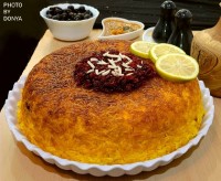 ته چین بدون تخم مرغ