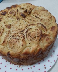 نون رول نارگیلی بدون فر