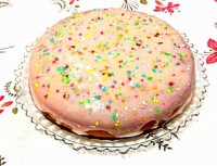 کیک با روکش دسر شکلاتی