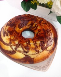 کیک دو رنگ ❤️