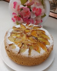 کیک سیب برگردون