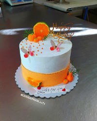 کیک تولد پاییزی