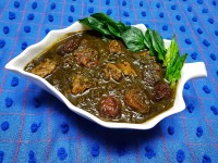 خورشت آلو اسفناج