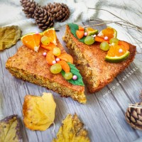 کیک هویج و گردو