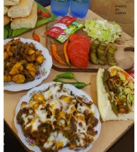 ساندویچ مرغ پنیری و بی پنیر