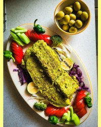 کوکو کلم بروکلی با سبزی رژیمی