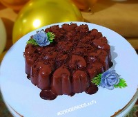 دسر شکلاتی با سس شکلات با دستور پاپیون