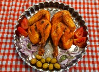 مرغ بریان زعفرانی در هواپز (مهربونا فالو کنید و استوری ها رو از دست ندید)