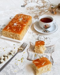 کیک هل و گلاب