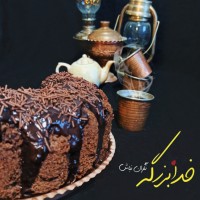 کیک شیر شکلاتی
