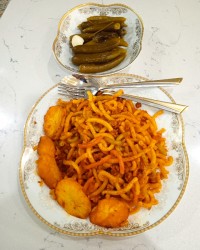 چالش ماکارونی بدون گوشت