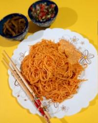 ماکارونی بدون گوشت