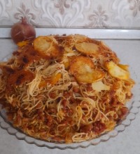 ماکارونی بدون گوشت
