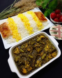 خورش کرفس با مرغ