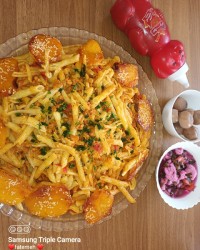 ماکارونی بدون گوشت