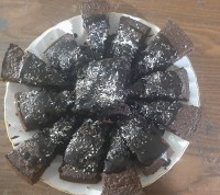 کیک شکلاتی شبانه تقدیم با عشق