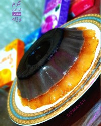 کرم کارامل شکلاتی ورق بزن نازنین