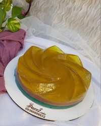 ژله لیمو و پاناکوتا شکلاتی