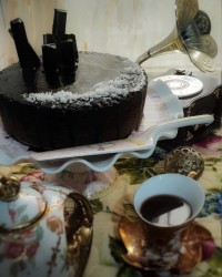 کیک شکلات و نارگیل