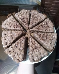 کیک شکلاتی با کرمفیل شکلاتی