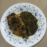 مرغ واسفناج غذای محلی شمالی ها