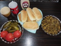 ساندویچ مرغ وقارچ