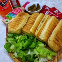 پنینی مرغ وقارچ