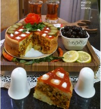 کیک گوشت