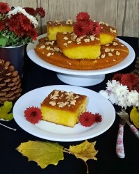 کیک خیس کاراملی