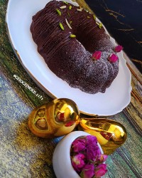 کیک شیر داغ پشمکی با بافت ریزو عالی ورق بزن