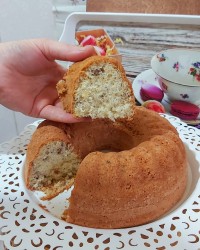 کیک مخصوص میزبان گردویی?
